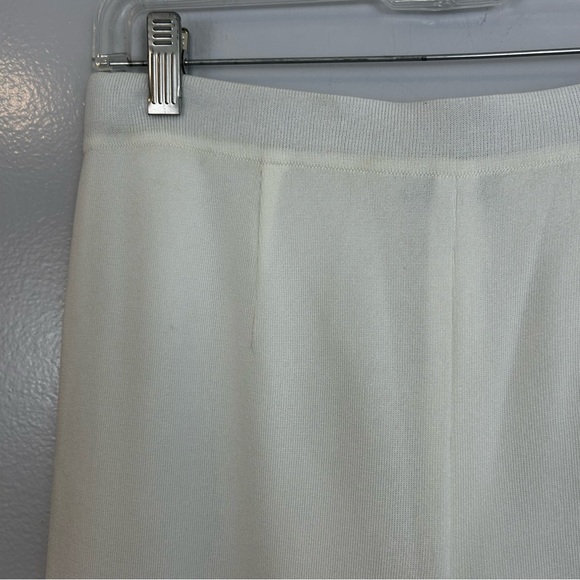 NWT Misook Classic White Pull On Wrinkle Free Acrylic Pants Size Small Petite - Picture 4 of 10